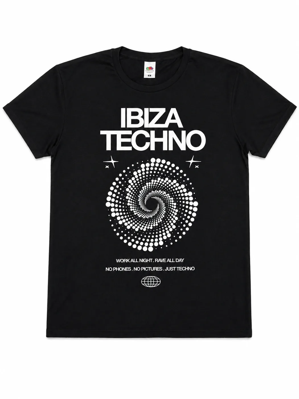 Ibiza Techno · Negro
