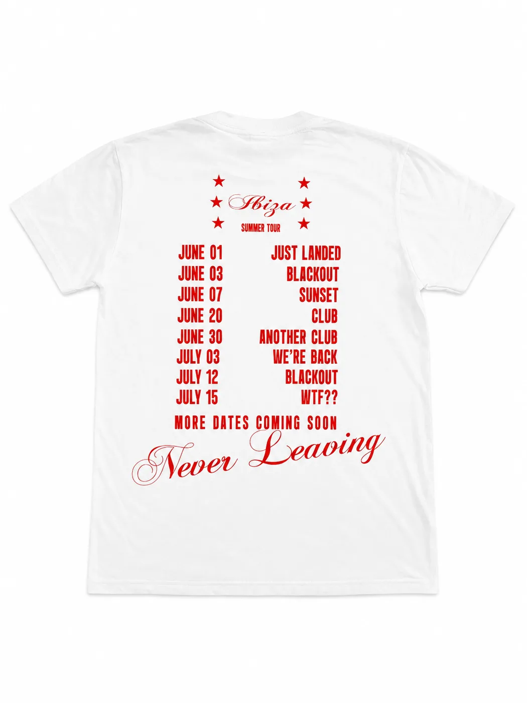 Ibiza Never Leaving · Blanco